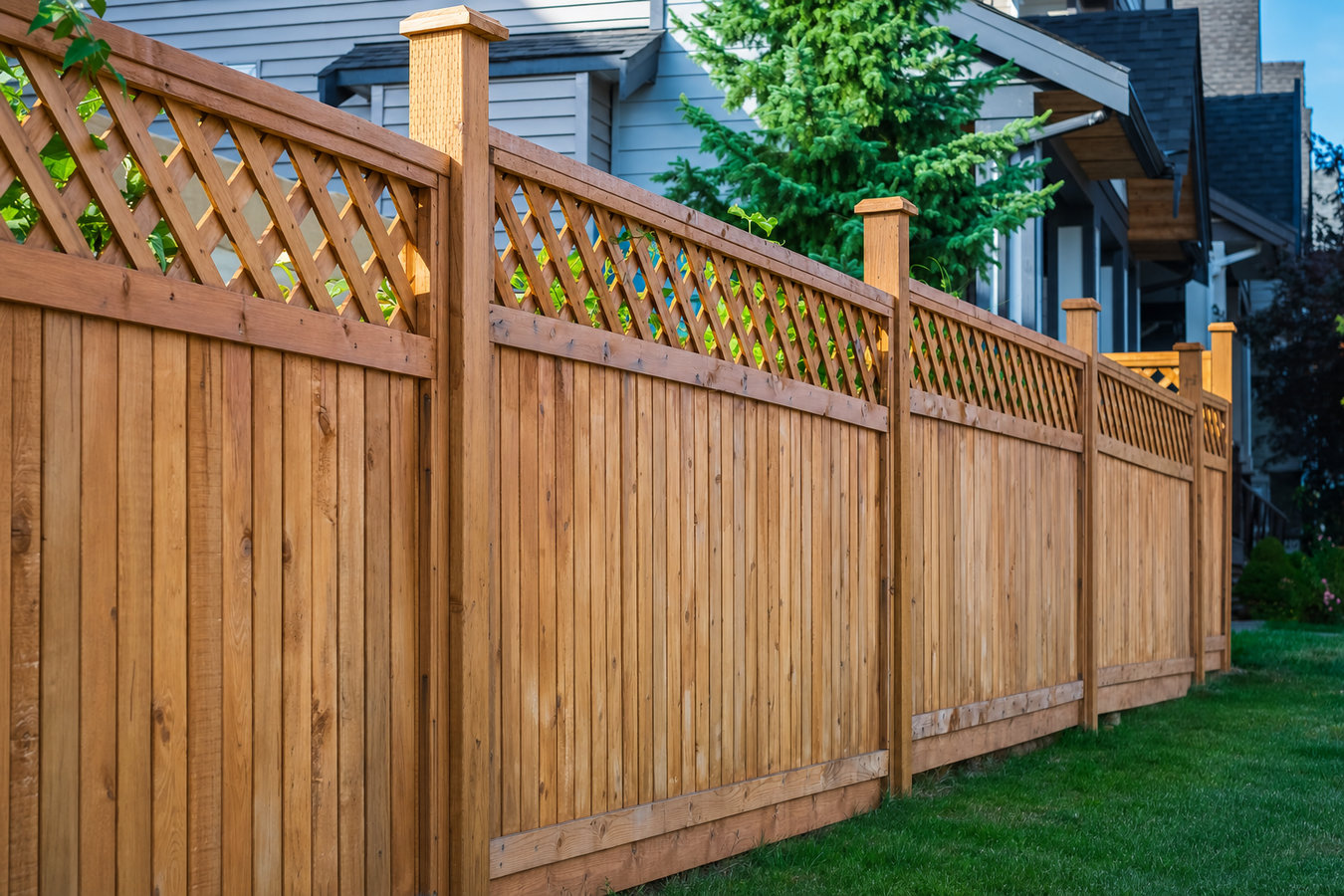 Wood and privacy fence installation